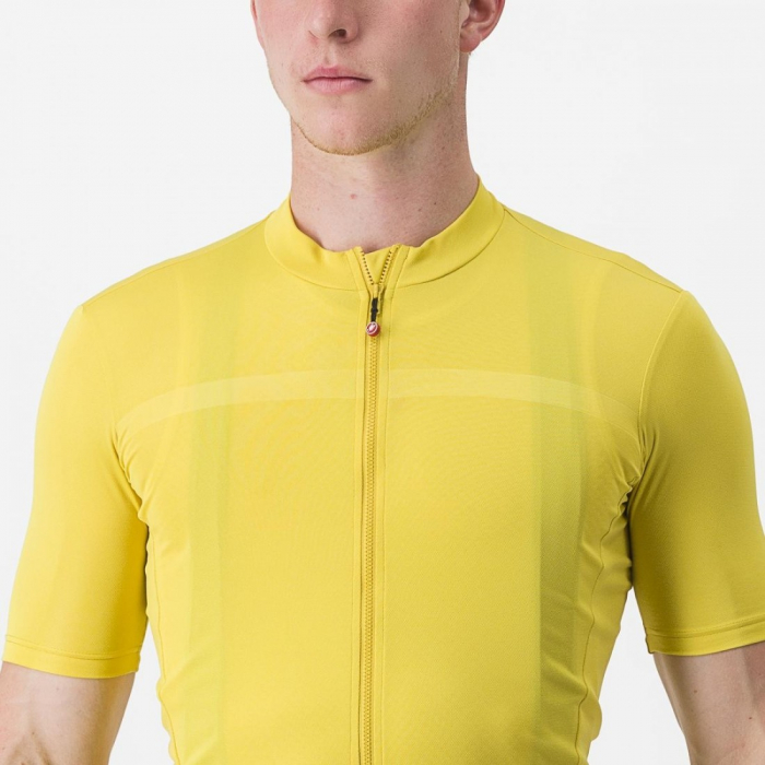 Tricou cu maneca scurta Castelli Classifica Galben XL [5]