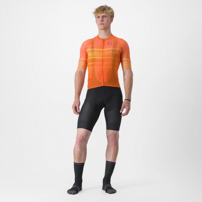 Tricou cu maneca scurta Castelli Climbers 3.0 SL2 Portocaliu XL [6]