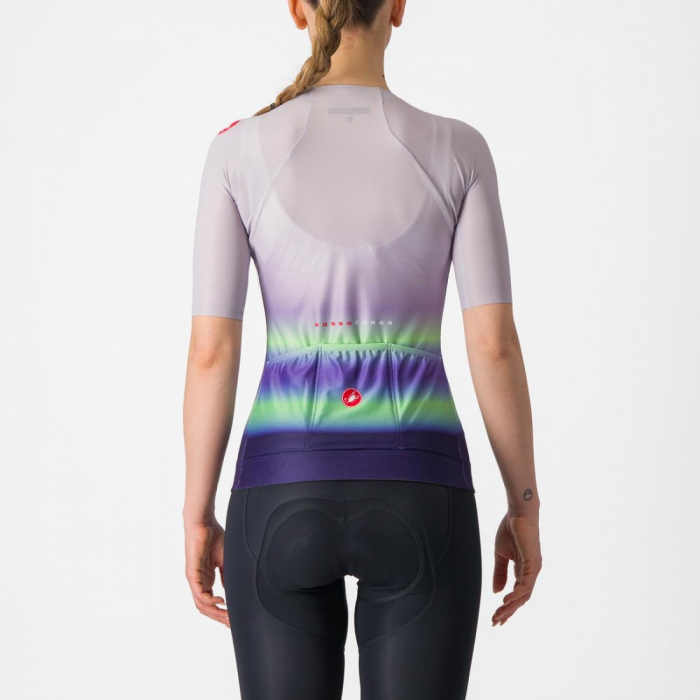 Tricou cu maneca scurta Castelli Climbers 4.0 W de dama Violet/Vernil/Mov XS [2]
