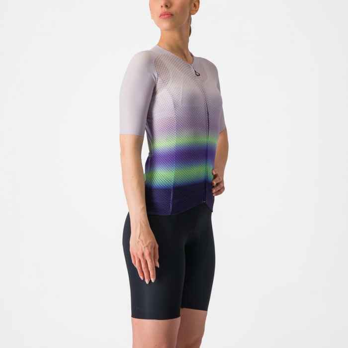 Tricou cu maneca scurta Castelli Climbers 4.0 W de dama Violet/Vernil/Mov XS [3]