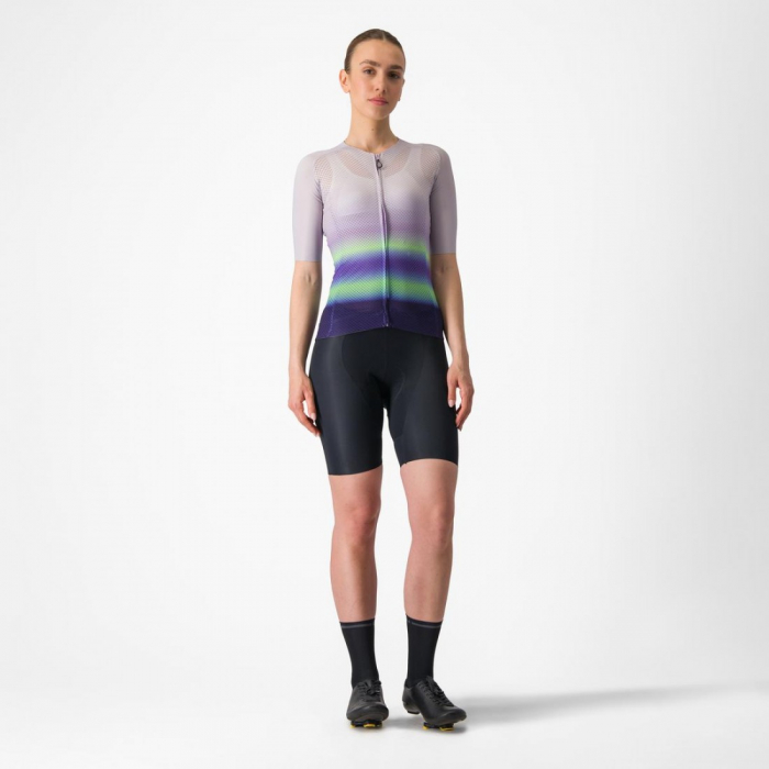Tricou cu maneca scurta Castelli Climbers 4.0 W de dama Violet/Vernil/Mov XS [8]
