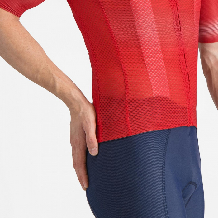 Tricou cu maneca scurta Castelli Climbers A/C, pentru barbati, rosu/negru, S [4]