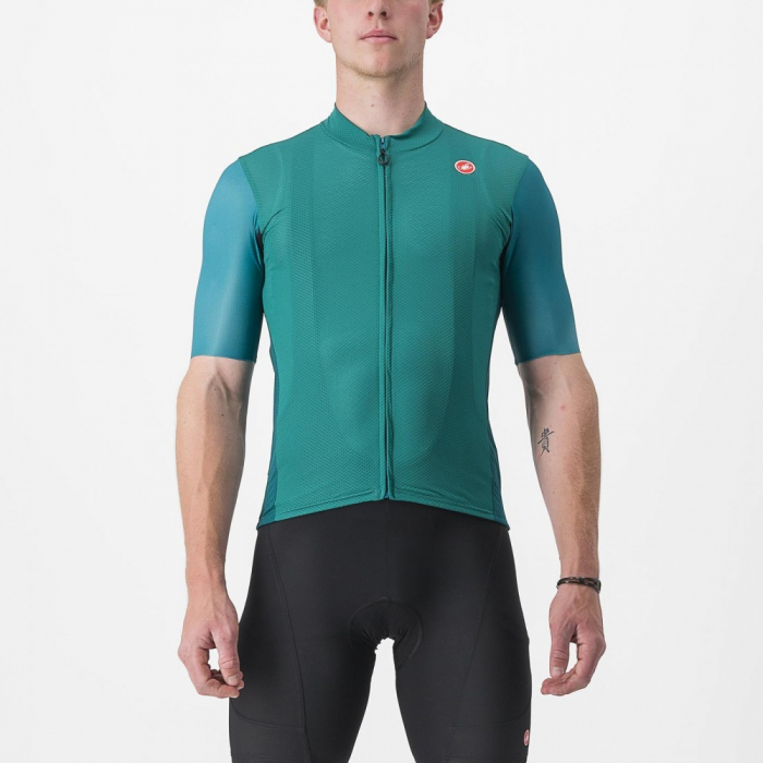 Tricou cu maneca scurta Castelli Endurance Elite Turcoaz XXL [1]