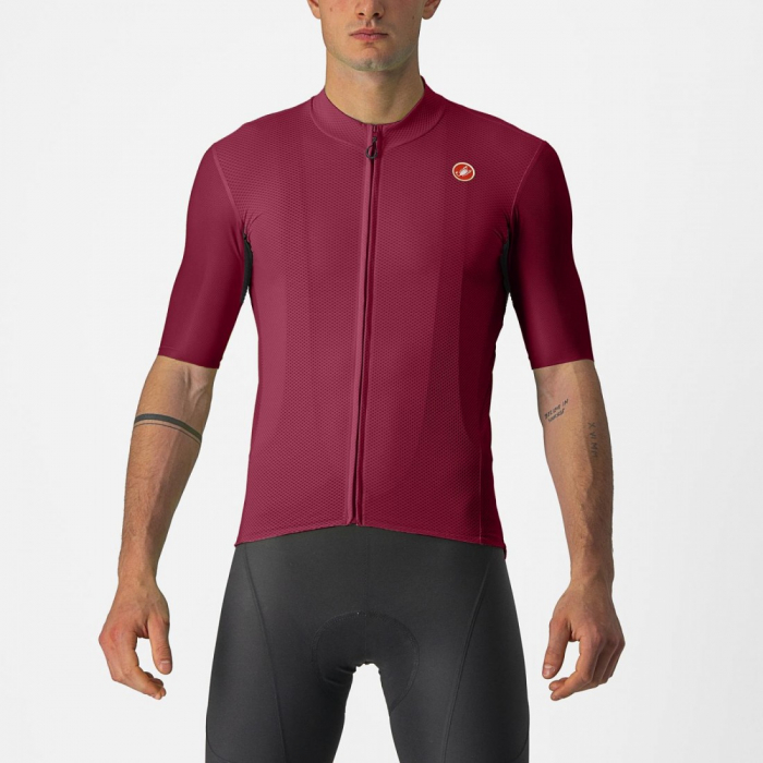 Tricou cu maneca scurta Castelli Endurance Elite Visiniu XL [1]