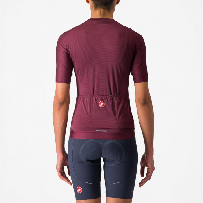 Tricou cu maneca scurta Castelli Espresso W de dama Visiniu L [2]