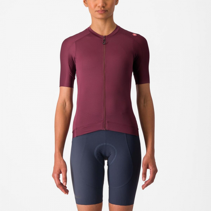 Tricou cu maneca scurta Castelli Espresso W de dama Visiniu L [1]