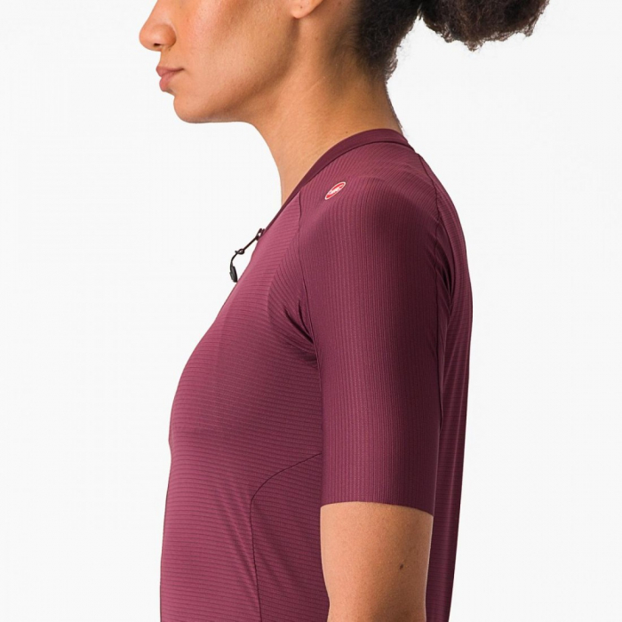 Tricou cu maneca scurta Castelli Espresso W de dama Visiniu XS [7]