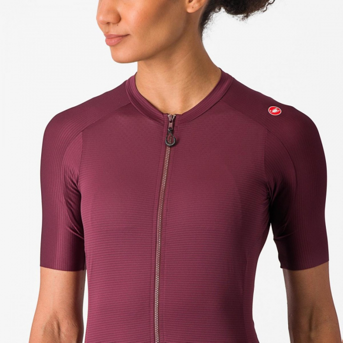 Tricou cu maneca scurta Castelli Espresso W de dama Visiniu XS [6]