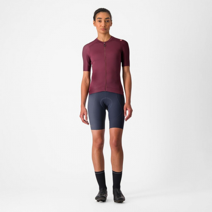 Tricou cu maneca scurta Castelli Espresso W de dama Visiniu XS [8]