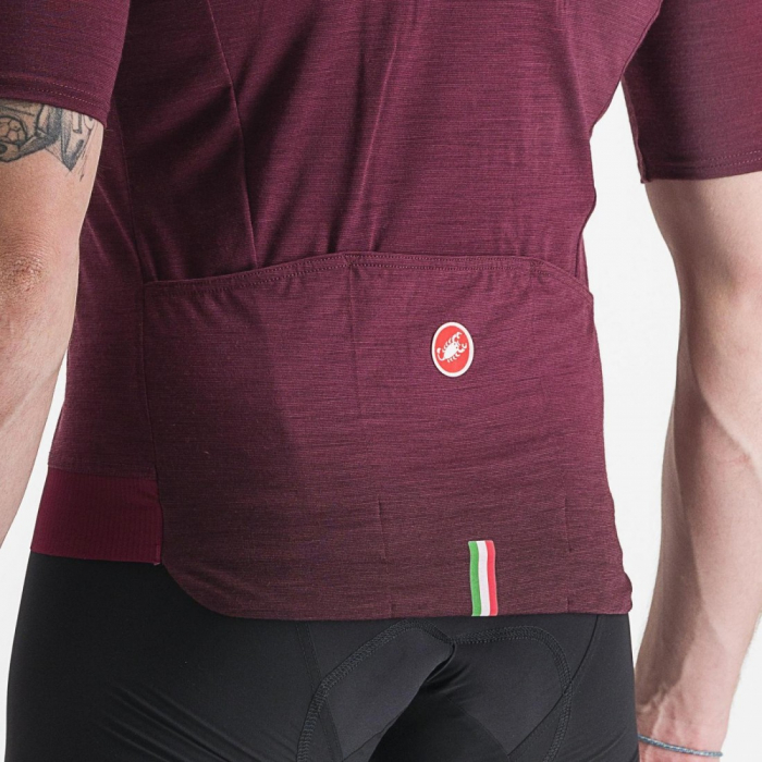 Tricou cu maneca scurta Castelli Essenza Visiniu L [3]