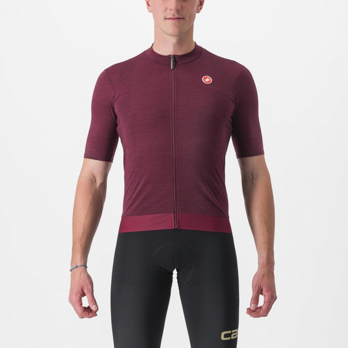 Tricou cu maneca scurta Castelli Essenza Visiniu L [1]