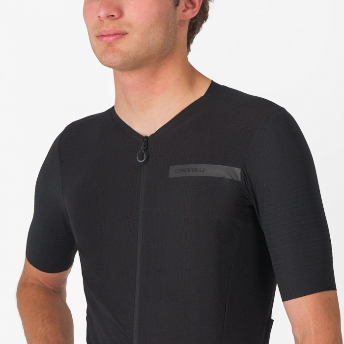 Tricou cu maneca scurta Castelli Premio EVO, pentru barbati, negru deschis/negru, XL [6]