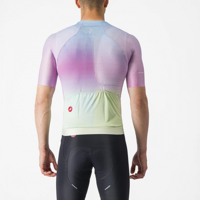 Tricou cu maneca scurta Castelli R-A/D Violet Multicolor S [2]
