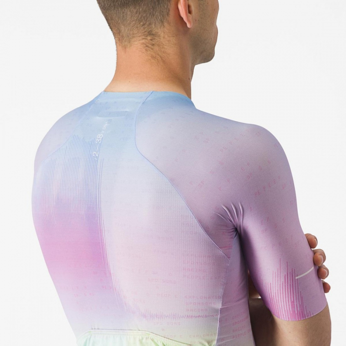 Tricou cu maneca scurta Castelli R-A/D Violet Multicolor S [6]