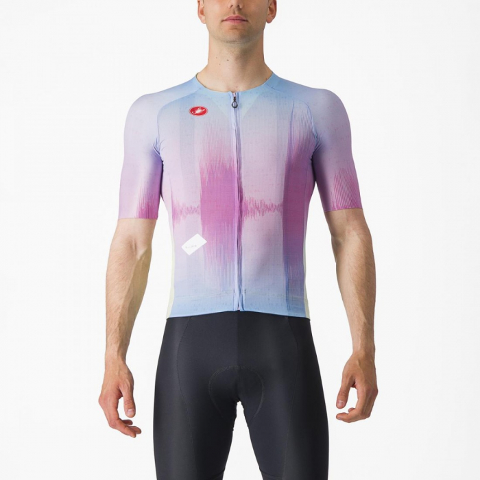 Tricou cu maneca scurta Castelli R-A/D Violet Multicolor S [1]