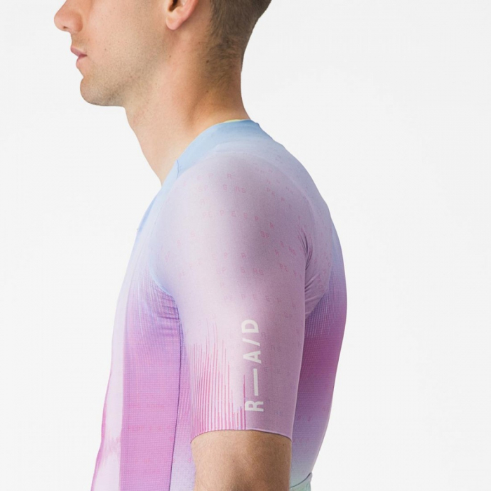 Tricou cu maneca scurta Castelli R-A/D Violet Multicolor S [7]