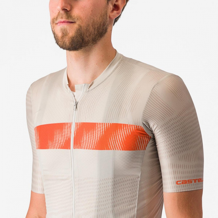 Tricou cu maneca scurta Castelli Unlimited Endurance Gri/Portocaliu XL [3]