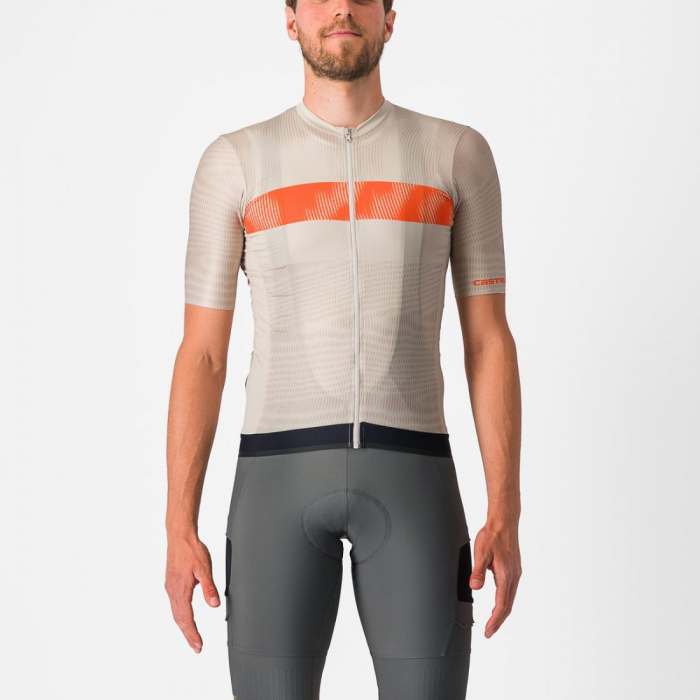 Tricou cu maneca scurta Castelli Unlimited Endurance Gri/Portocaliu XL [1]