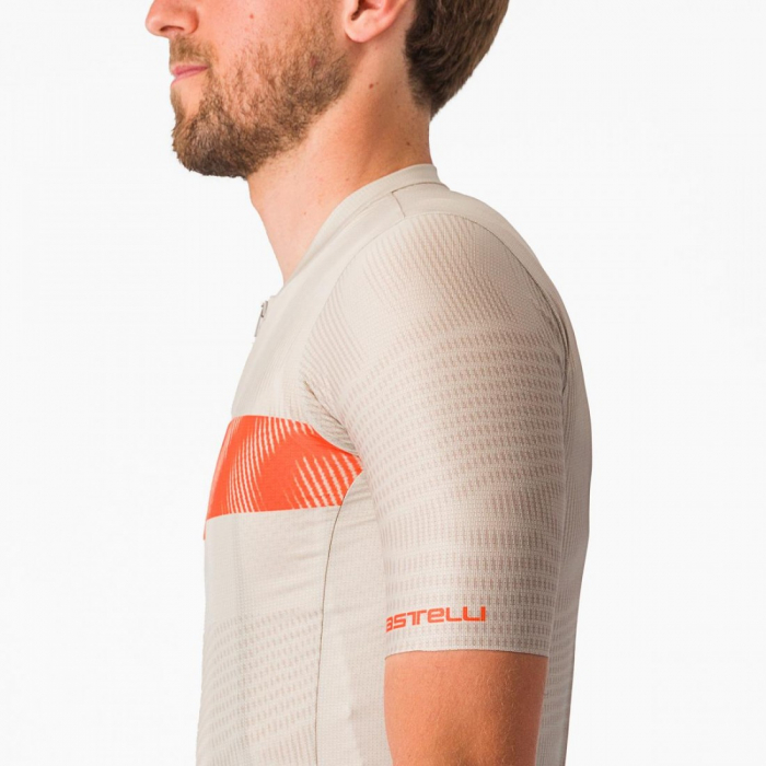 Tricou cu maneca scurta Castelli Unlimited Endurance Gri/Portocaliu XL [4]