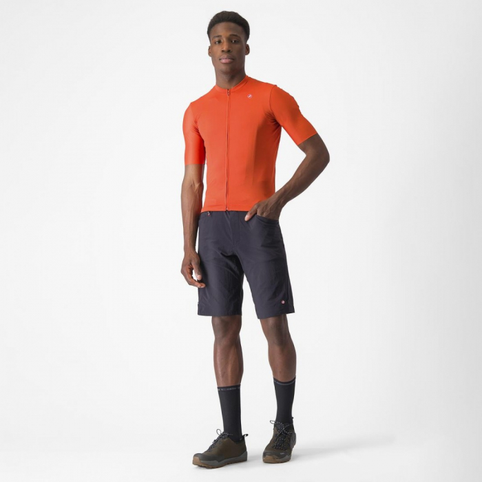 Tricou cu maneca scurta Castelli Unlimited Entrata 2 Portocaliu S [7]