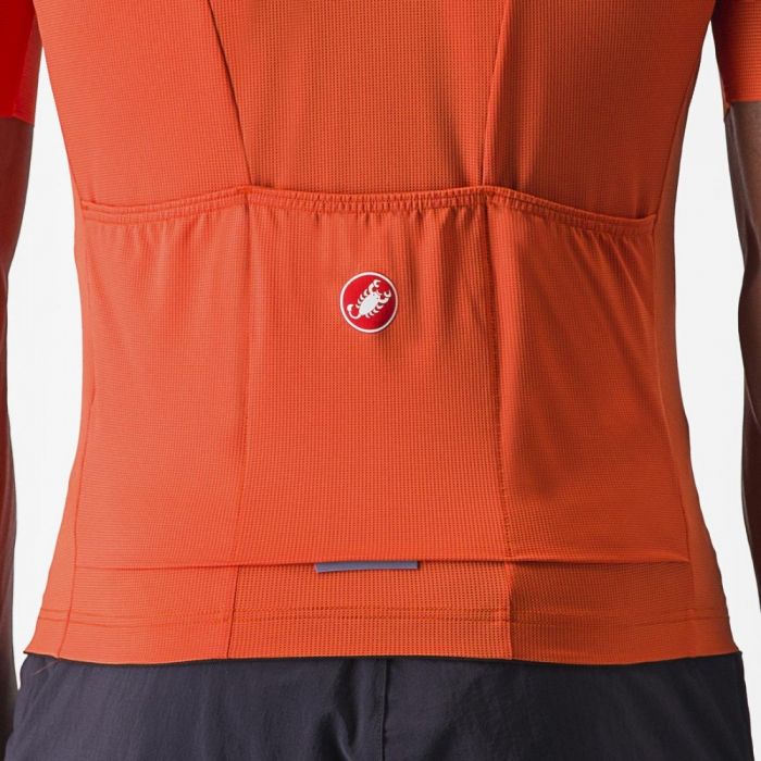 Tricou cu maneca scurta Castelli Unlimited Entrata 2 Portocaliu XXL [4]