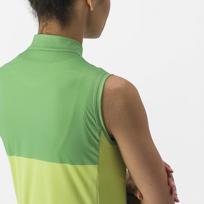 Tricou fara maneci Castelli Velocissima SL de dama Lime/Verde L [4]