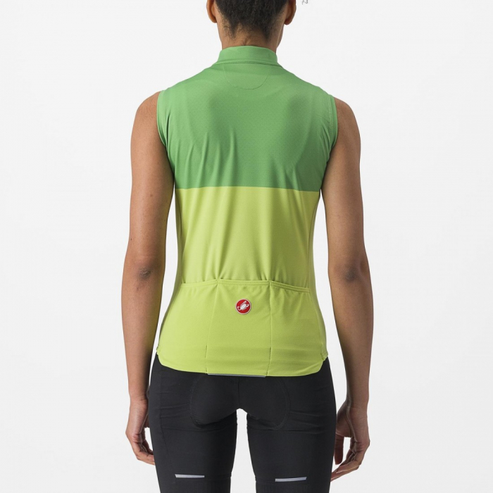 Tricou fara maneci Castelli Velocissima SL de dama Lime/Verde L [2]