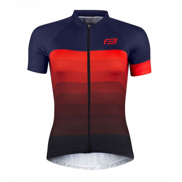 Tricou Force F Ascent Lady albastru/rosu XL [2]