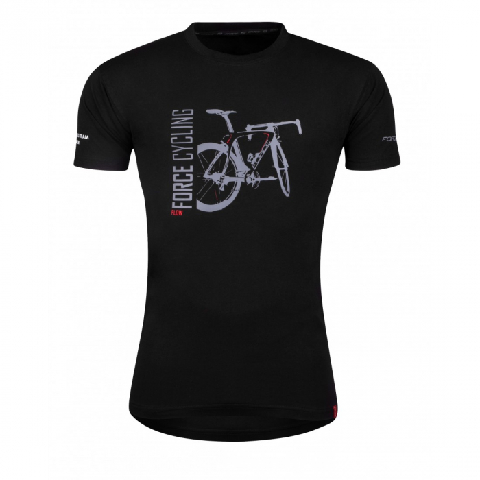 Tricou FORCE FLOW maneci scurte negru XXXL [2]