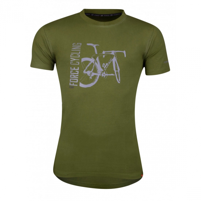 Tricou FORCE FLOW maneci scurte verde XL [1]