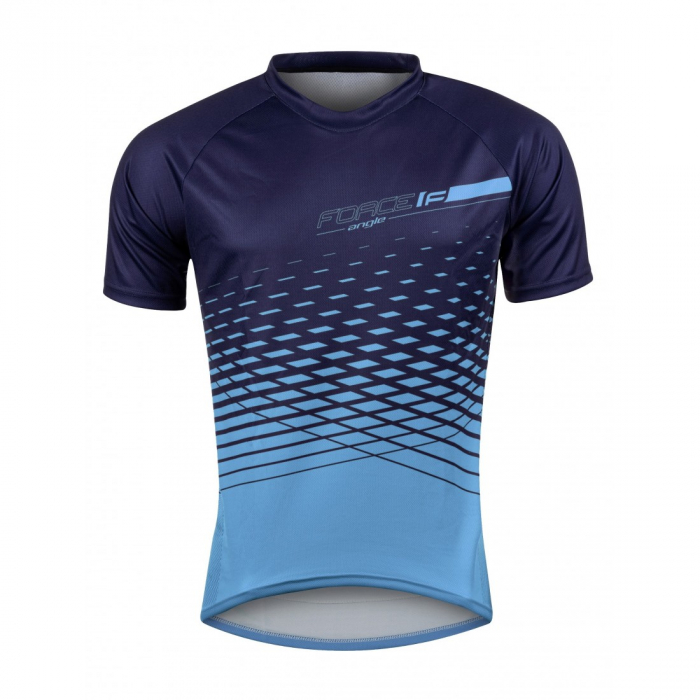 Tricou maneca scurta Force MTB Angle albastru XS [4]