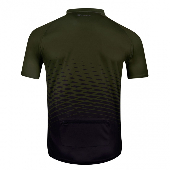Tricou maneca scurta Force MTB Angle army M [1]