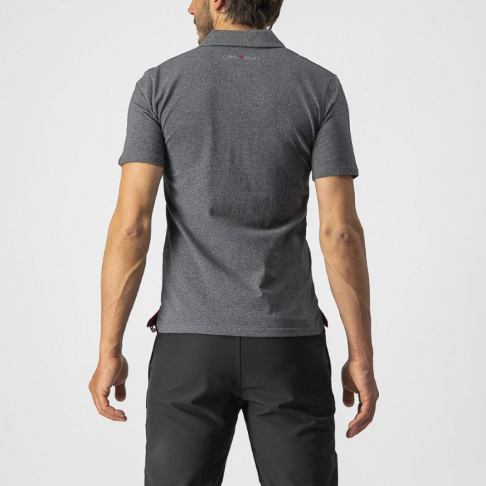 Tricou polo Castelli Race Day Gri L [2]