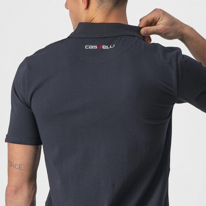 Tricou polo Castelli Race Day Negru XL [5]