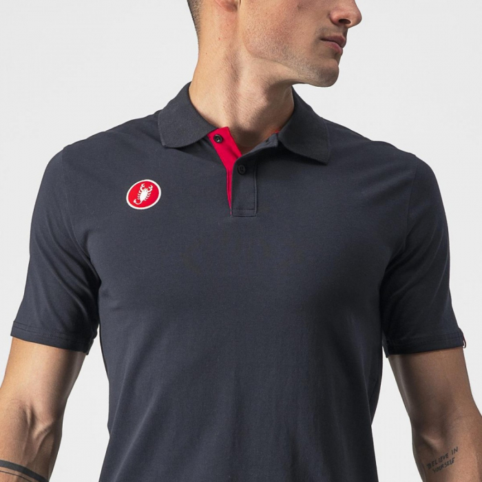 Tricou polo Castelli Race Day Negru XL [4]
