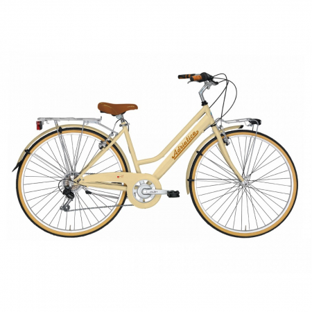 Oras si Fitness - Bicicleta Adriatica Panarea Lady 28 Cream 450mm