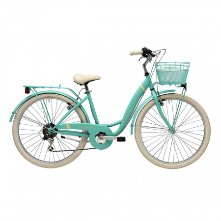 BICICLETE - Bicicleta Adriatica Panda 26 Lady 6V Verde Mat 42 cm
