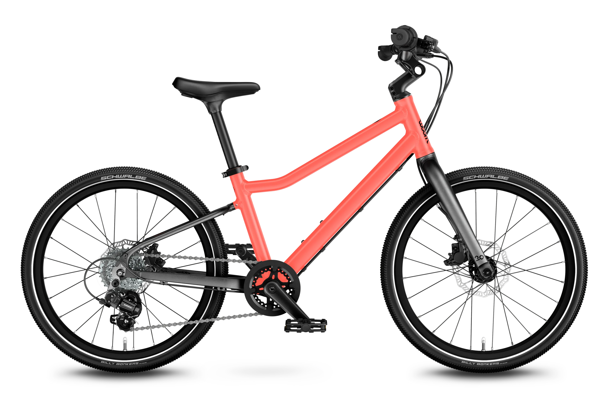 Bicicleta Copii Woom EXPLORE 4 Neon Coral [2]