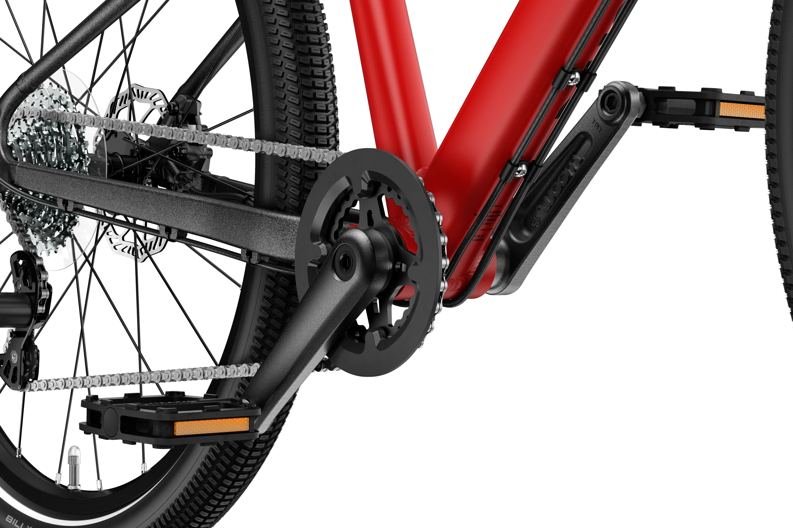 Bicicleta Copii Woom EXPLORE 4 Red [9]