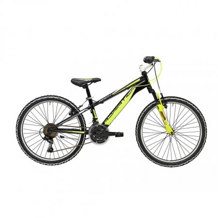 Oras si Fitness - Bicicleta MTB Adriatica Rock 24 18V Negru/Galben