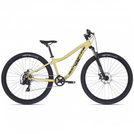 BICICLETE COPII - Bicicleta Rock Machine Storm 27 MD 27.5 Gloss Sulfur Yellow 15.0 - (S)