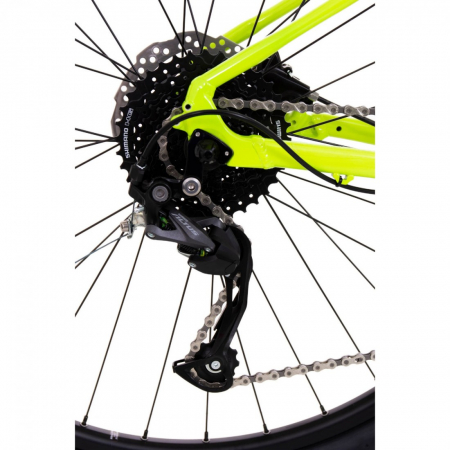 Bicicleta Rock Machine Torrent 20-29 29 Gloss Radioactive Yellow /Black/Petrol Blue 23.0 - (XXL) [4]