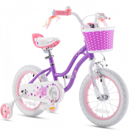 Bicicleta RoyalBaby Star Girl Coaster Brake 14 Purple [0]
