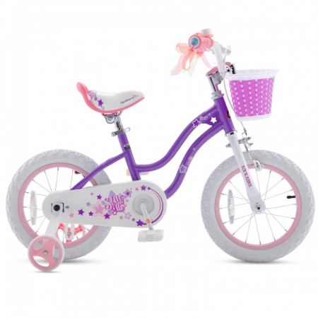 Bicicleta RoyalBaby Star Girl Coaster Brake 14 Purple [1]
