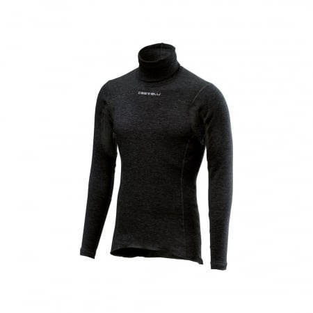 Echipament - Bluza de corp cu guler Castelli Flanders Neck Warm Negru S