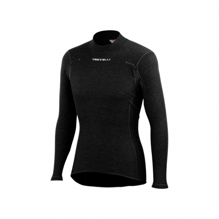 Echipament - Bluza de corp cu maneca lunga Castelli Flanders Warm LS Negru S