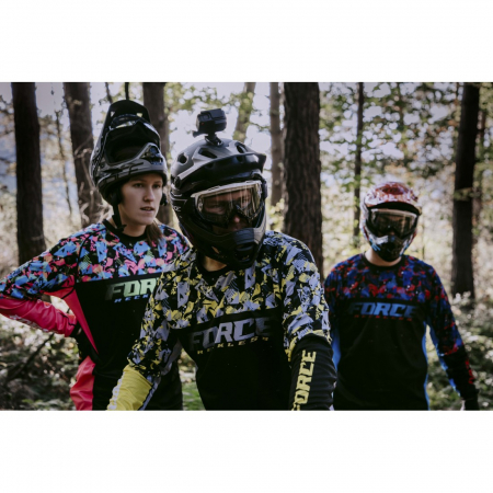 Bluza Force Reckless Maneca Lunga Black-Yellow-Grey M [5]