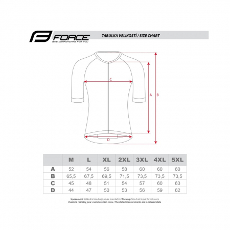 Bluza Force Sway cu maneci scurte Fluo XXXL [2]