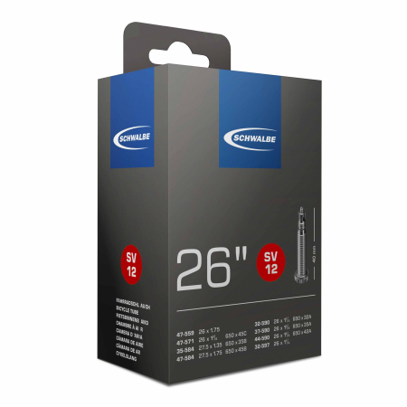 LICHIDARE STOC - Camera SCHWALBE SV12 26/27.5 (30/47-559/597) IB 40mm