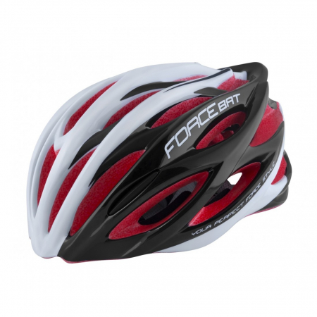 Casti - Casca Force Bat negru/alb/rosu S-M (54-58 cm)